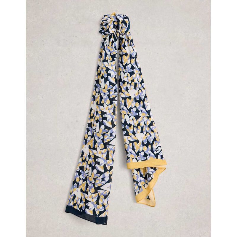 White Stuff Sophie Printed Scarf image number 1